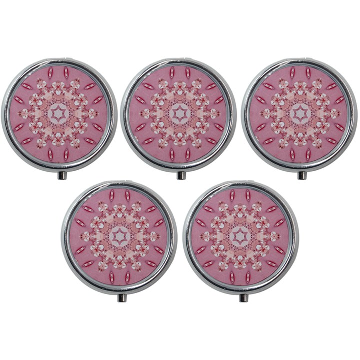 Diamond Girl 2 Mini Round Pill Box (Pack of 5)