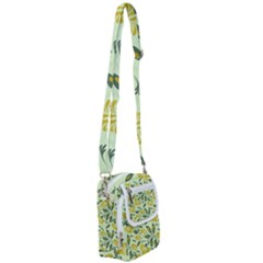 Folk Floral Pattern  Abstract Flowers Surface Design  Seamless Pattern Shoulder Strap Belt Bag by Eskimos