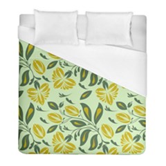 Folk Floral Pattern  Abstract Flowers Surface Design  Seamless Pattern Duvet Cover (full/ Double Size) by Eskimos