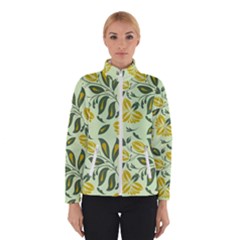 Folk Floral Pattern  Abstract Flowers Surface Design  Seamless Pattern Winter Jacket by Eskimos