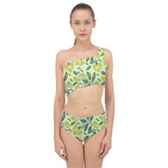 Folk Floral Pattern  Abstract Flowers Surface Design  Seamless Pattern Spliced Up Two Piece Swimsuit by Eskimos