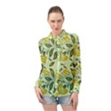 Folk floral pattern. Abstract flowers surface design. Seamless pattern Long Sleeve Chiffon Shirt View1