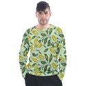 Folk floral pattern. Abstract flowers surface design. Seamless pattern Men s Long Sleeve Raglan Tee View1