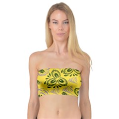 Folk Floral Pattern  Abstract Flowers Surface Design  Seamless Pattern Bandeau Top by Eskimos