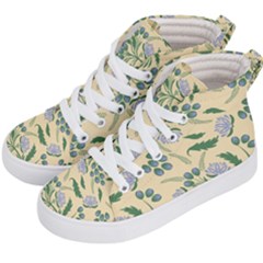 Folk Floral Pattern  Abstract Flowers Surface Design  Seamless Pattern Kids  Hi-top Skate Sneakers by Eskimos