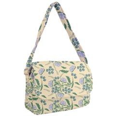 Folk Floral Pattern  Abstract Flowers Surface Design  Seamless Pattern Courier Bag by Eskimos