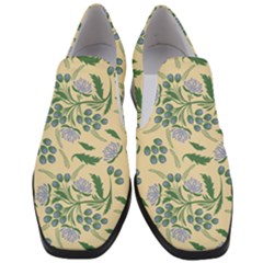 Folk Floral Pattern  Abstract Flowers Surface Design  Seamless Pattern Women Slip On Heel Loafers by Eskimos