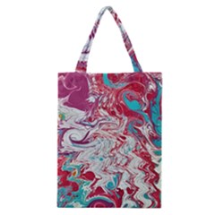 Marbling Patterns Classic Tote Bag by kaleidomarblingart