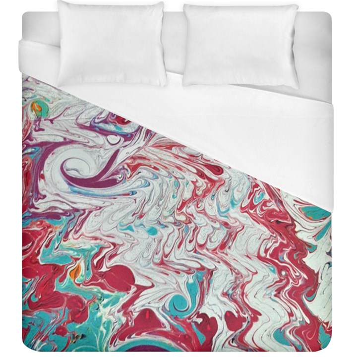 Marbling patterns Duvet Cover (King Size)