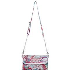 Marbling Patterns Mini Crossbody Handbag by kaleidomarblingart