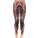 Abstract marbling symmetry Leggings  View1