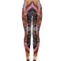 Abstract marbling symmetry Leggings  View2