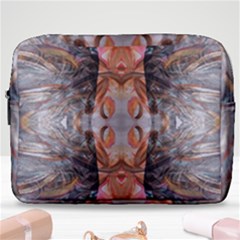 Abstract Marbling Symmetry Make Up Pouch (large) by kaleidomarblingart