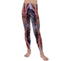 Abstract marbling symmetry Kids  Lightweight Velour Leggings View1