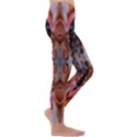 Abstract marbling symmetry Kids  Lightweight Velour Leggings View3