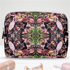 Shrubs Repeats Make Up Pouch (medium) by kaleidomarblingart