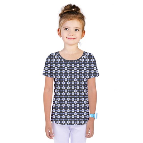 Modern Ornate Striped Pattern Kids  One Piece Tee by dflcprintsclothing