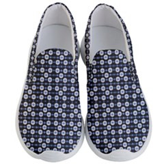 Modern Ornate Striped Pattern Men s Lightweight Slip Ons by dflcprintsclothing