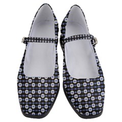 Modern Ornate Striped Pattern Women s Mary Jane Shoes by dflcprintsclothing