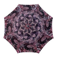  Abstract Marbling Golf Umbrellas by kaleidomarblingart