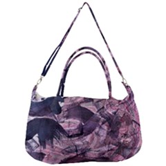  Abstract Marbling Removal Strap Handbag by kaleidomarblingart