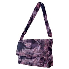  Abstract Marbling Full Print Messenger Bag (m) by kaleidomarblingart