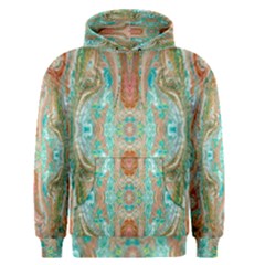 Emerald Marbling Men s Core Hoodie by kaleidomarblingart