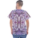 Intricate Lilac Men s V-Neck Scrub Top View2