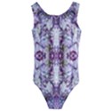 Intricate Lilac Kids  Cut-Out Back One Piece Swimsuit View1