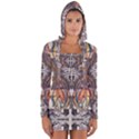 Mixed media print Long Sleeve Hooded T-shirt View1