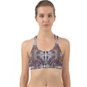 Mixed media print Back Web Sports Bra View1