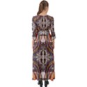 Mixed media print Button Up Boho Maxi Dress View2