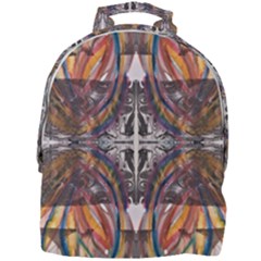 Mixed Media Print Mini Full Print Backpack by kaleidomarblingart