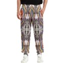 Mixed media print Men s Elastic Waist Pants View1