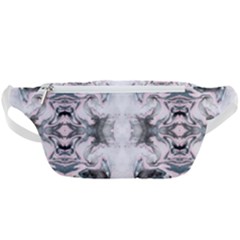 Grey On Pink Marbling Waist Bag 