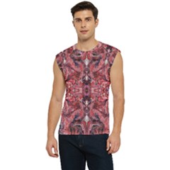 Red Arabesque Men s Raglan Cap Sleeve Tee