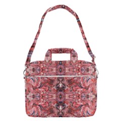 Red Arabesque Macbook Pro Shoulder Laptop Bag (large)