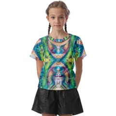 Velvet Repeat Kids  Front Cut Tee