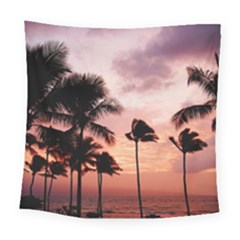 Palm Trees Square Tapestry (large) by LW323