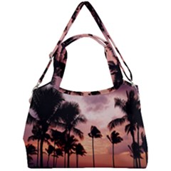 Palm Trees Double Compartment Shoulder Bag by LW323