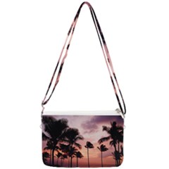 Palm Trees Double Gusset Crossbody Bag by LW323