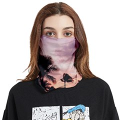 Palm Trees Face Covering Bandana (two Sides)