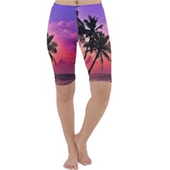 Ocean Paradise Cropped Leggings  by LW323