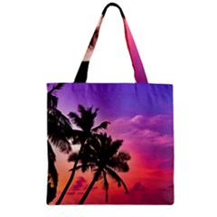 Ocean Paradise Zipper Grocery Tote Bag by LW323