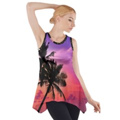 Ocean Paradise Side Drop Tank Tunic by LW323