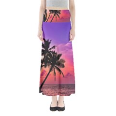 Ocean Paradise Full Length Maxi Skirt by LW323