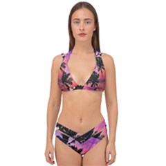 Ocean Paradise Double Strap Halter Bikini Set by LW323