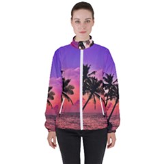 Ocean Paradise Women s High Neck Windbreaker by LW323