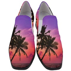 Ocean Paradise Women Slip On Heel Loafers by LW323