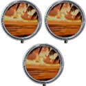 Sunset Beauty Mini Round Pill Box (Pack of 3) View1